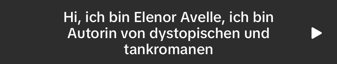 Automatische Untertitel sind herrlich. Ich schreibe jetzt keine Punk- sondern Tankromane. 🤣