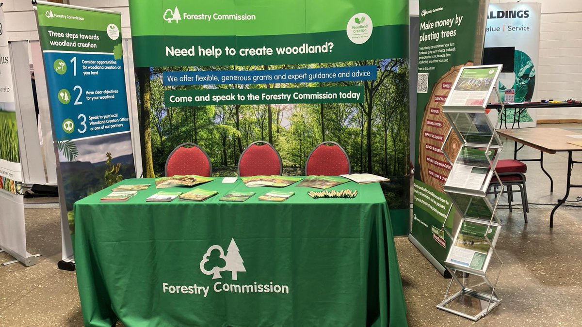 A great morning at the Lincolnshire Farming Conference. 
Come &amp; chat to the <a href="/ForestryComm/">Forestry Commission</a> to find out how trees can help your farm business 🌳🌲
#LFC24 
#casefortrees