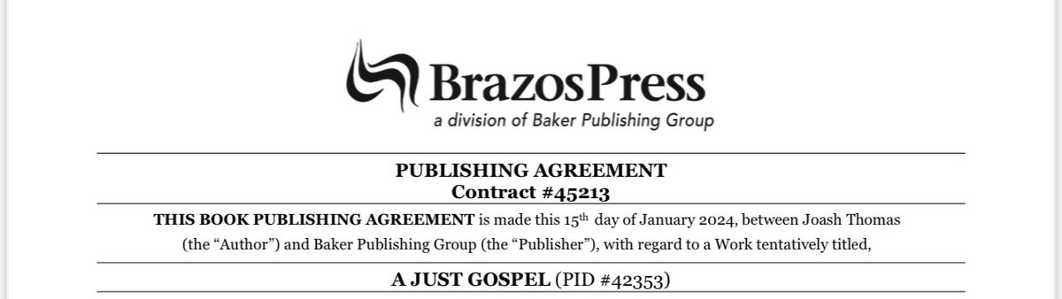 JoashPThomas's tweet photo. Some Personal News: I’m writing a book with @BrazosPress coming in Fall 2025.

Tentatively titled ‘A Just Gospel’, this book helps western Christians see how colonization has shaped the practices of the western Church to resist justice - while also providing tangible steps for western Christians & churches to prioritize justice Jesus’ way.

It’s a truthful diagnosis as well as a decolonized, hopeful prognosis and I cannot wait for you to read this!