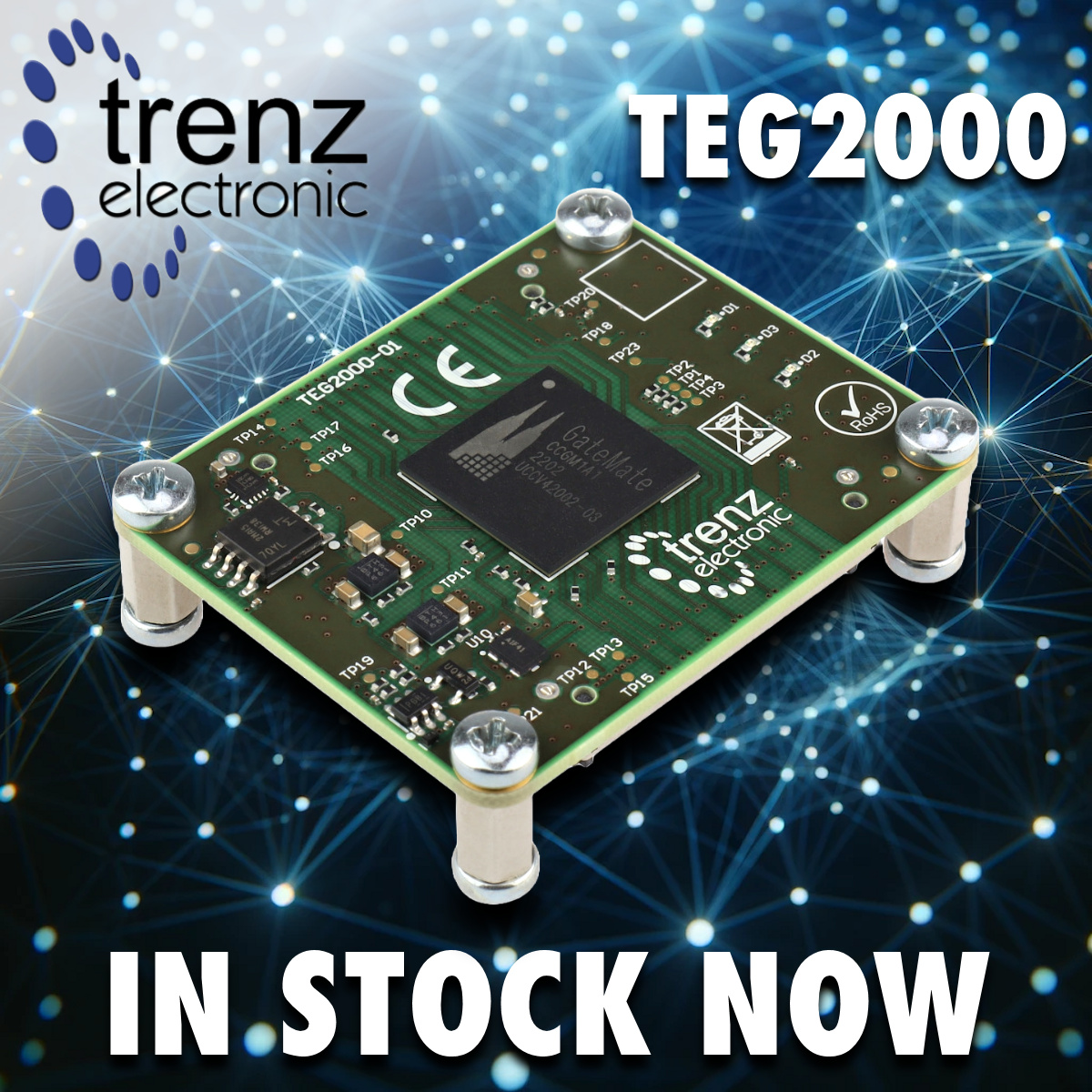 NEW from Trenz Electronic: TEG2000 FPGA module

sundance.com/teg2000/

#TrenzElectronic #FPGA #FPGAs #Embedded #FPGAdesign #MPSoC #EmbeddedSystems #EmbeddedSolutions #embeddedcomputing #TrenzElectronic #PCIe #CologneChip #SoC #SoM #GateMate #GateMateA1 #Electronics #OpenSource