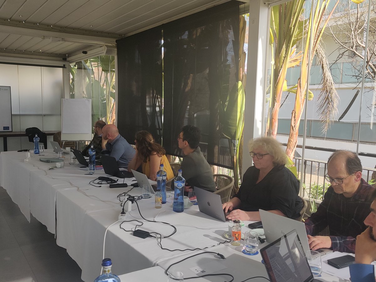 Time flies ⏳ when we're working hard, 18 months since the project started! #4DBR consortium meets in Castelldefells to present the latest updates &amp; project achievements. The agenda is full of scientific discussion about the development of the #4Dminibrain🧠 #HorizonEurope #EIC