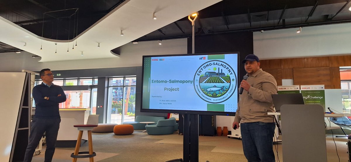 The Innovation Hours Restitution Day showcased remarkable entrepreneurial projects by Master's students in Green Buildings &amp; Energy Efficiency. Kudos to the students for their innovative spirit, ambition, and creativity! Special thanks to the jury and faculty members.#GBEEE #UM6P