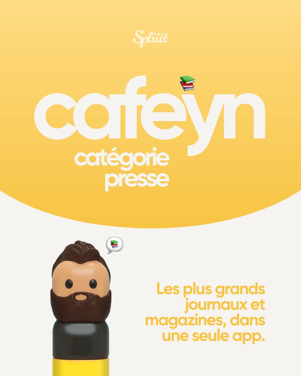 SpliiitFR's tweet photo. 💡 Découvrez la sélection Spliiit du mois de février, entre nouveautés et incontournables !

📚 Lecture : Cafeyn - Accédez à des milliers de journaux et magazines avec un seul abonnement 🗞️

🧘 Bien-être : Rouvy - Pédalez sur les plus belles routes du monde et boostez votre forme! 🚲

🎧 Musique : Blinkist - Écoutez des résumés de livres pour enrichir votre culture en un temps record 💡

💻 Logiciel : Set App - Démultipliez votre productivité avec votre MAC grâce à une sélection d'applications premium !

Saviez-vous que ces services étaient sur Spliiit ? 🤔