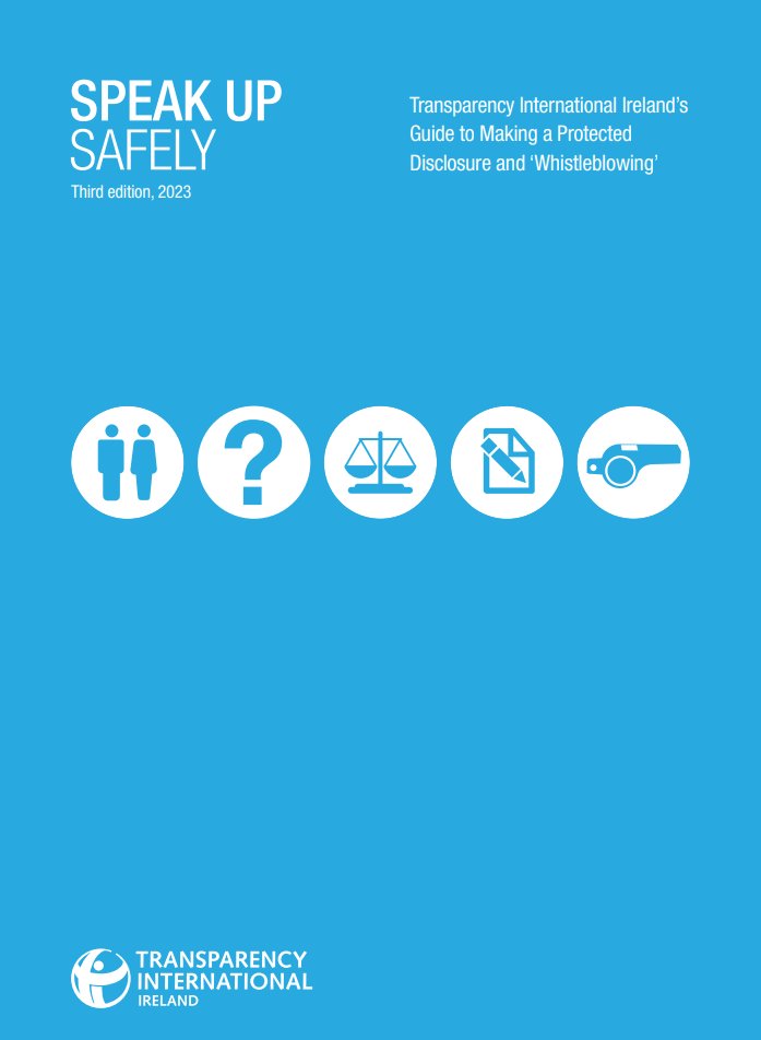 📢 Want to know how to report a concern at work? 📢 Our new Speak Up Safely Guide is for anyone who wants to report wrongdoing or misconduct at the workplace and has been updated to take account of Ireland’s revised whistleblowing legislation - the Protected Disclosures…