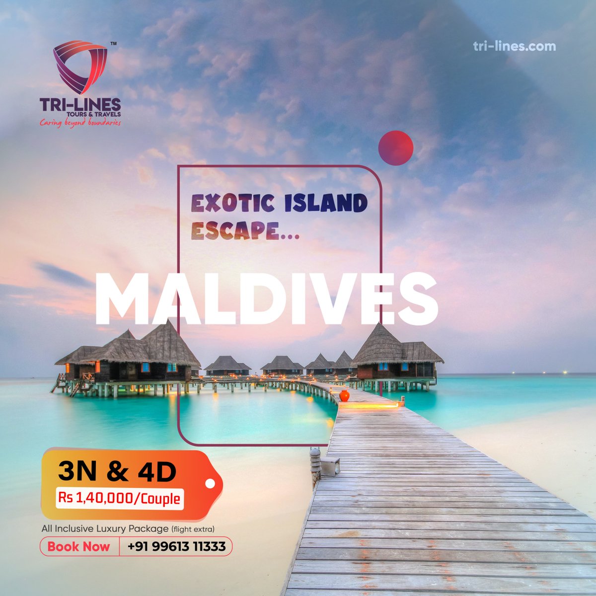 Unwind and reconnect in paradise!

𝐓𝐫𝐢-𝐥𝐢𝐧𝐞 𝐓𝐨𝐮𝐫𝐬
📞 : +91 9961311333
🌐 : tri-lines.com

#travel #travelgram #wanderlust #instatravel #explore #travelphotography #vacation #adventure #trip #travelholic #solotravel #backpacktravel #luxurytravel #famtrip