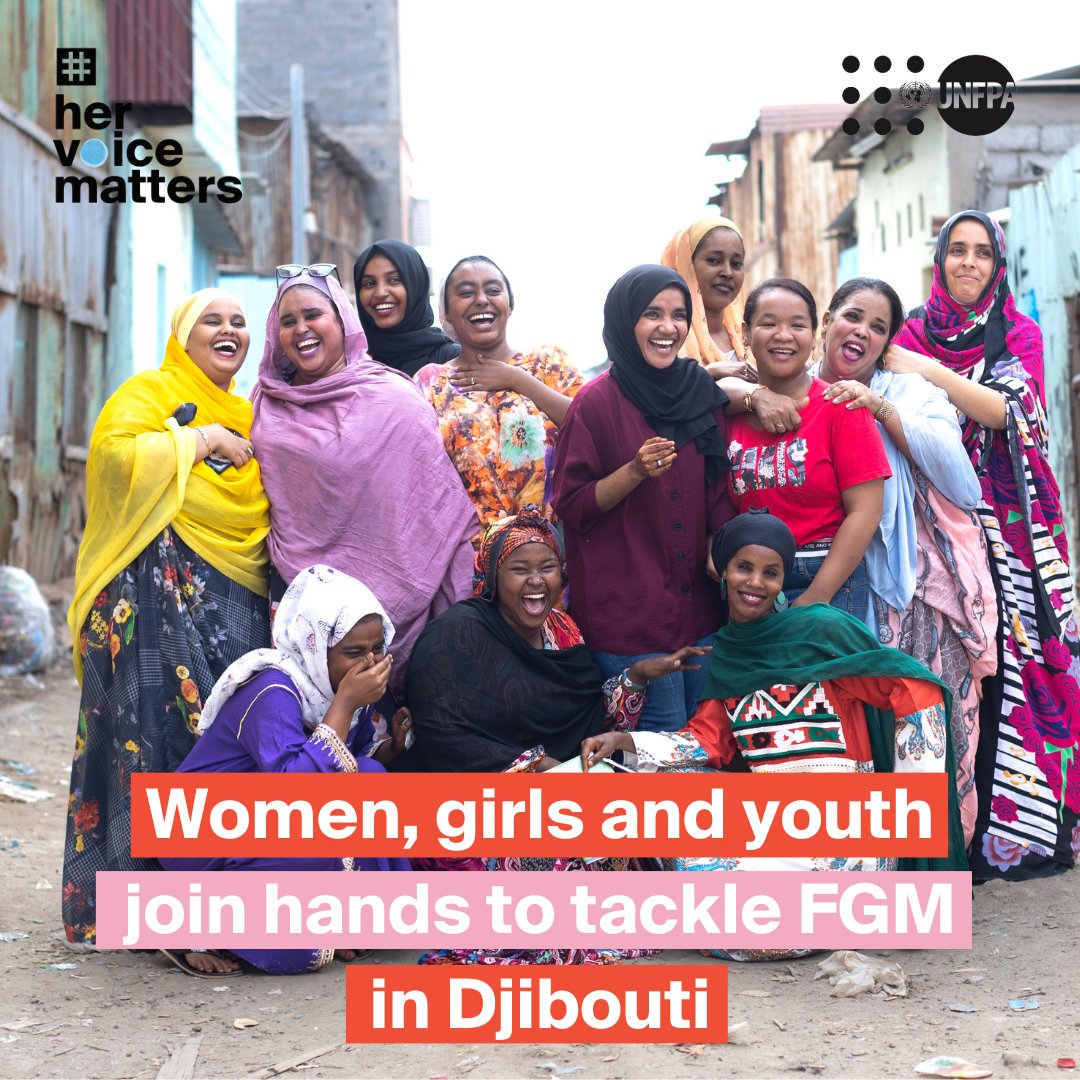 UNFPA Arab States (@unfpa_asro) on Twitter photo "Elle & Elles" network in #Djibouti activate youth associations in the movement to #EndFGM
More than 70% of women and girls aged 15 to 49 have endured female genital mutilation (FGM).
Help <a href="/Unfpa_Djibouti/">UNFPA Djibouti</a> to bring the power of youth to the forefront!
unf.pa/4bcECjX "Elle & Elles" network in #Djibouti activate youth associations in the movement to #EndFGM
More than 70% of women and girls aged 15 to 49 have endured female genital mutilation (FGM).
Help <a href="/Unfpa_Djibouti/">UNFPA Djibouti</a> to bring the power of youth to the forefront!
unf.pa/4bcECjX