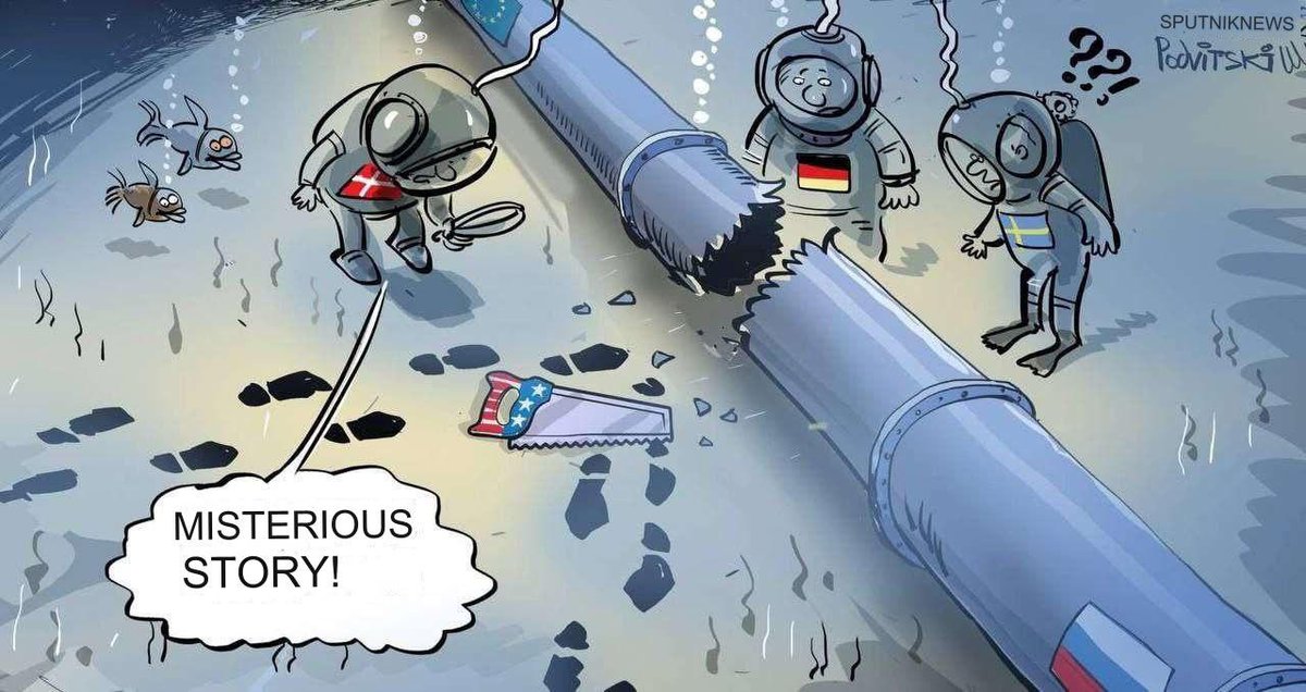 MyLordBebo's tweet photo. 🇷🇺🇸🇪‼️🚨  “Sweden’s decision to stop the investigation into Nord Stream is not surprising.

The West did everything to conceal the real circumstances of the sabotage attack.”

— Deputy Secretary of the Russian Security Council Yuri Kokov https://t.co/jco6Cdws9D