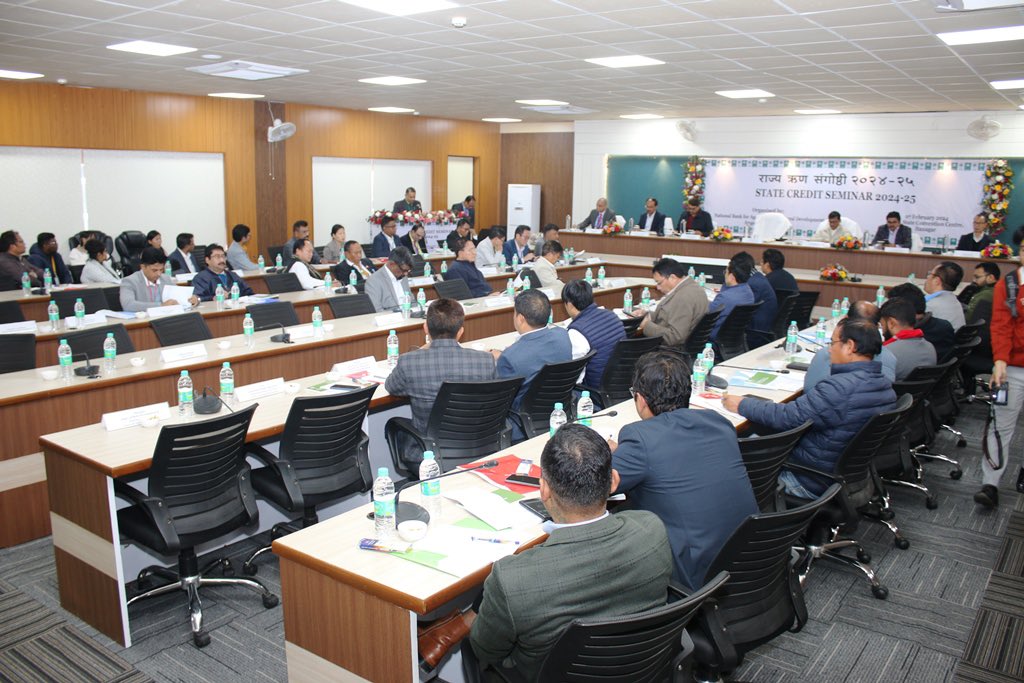 PemaKhanduBJP's tweet photo. I compliment @NABARDOnline RO Arunachal Pradesh for its successful State Credit Seminar 2024-25. Projection of Rs 1162 cr outlay for the state's priority sector for FY 24-25 is in sync with our all-round development roadmap for the state.

We appreciate NABARD's commitment to Arunachal Pradesh. By working together, we can leverage our collective strengths and resources to create an enabling environment for entrepreneurship, innovation, and sustainable development.

@PMOIndia @MyGovArunachal