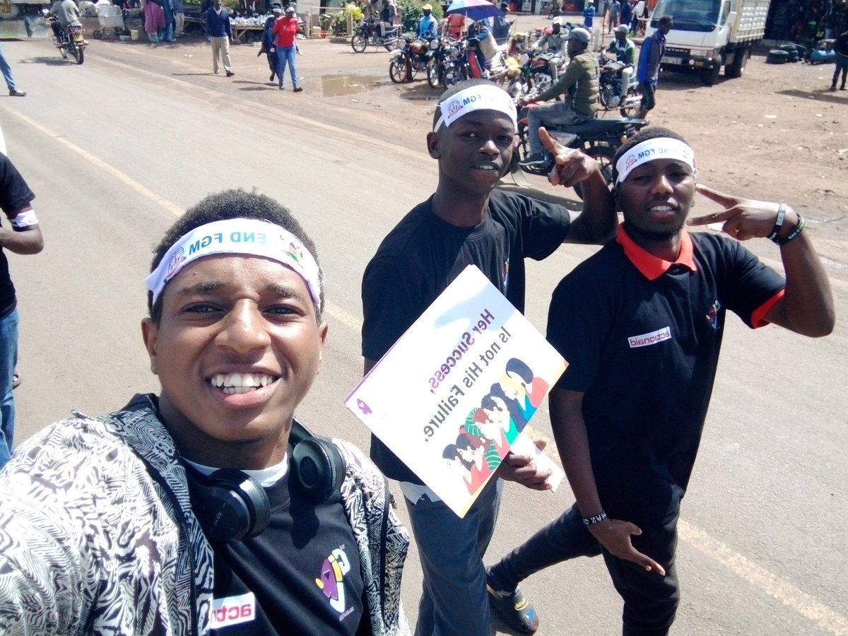 Sisi Kama mavijana tumejitolea tu support hii agenda ya kukataa ukeketaji wa wasichana
#Men4change 
#UNFPAKEN 
#ActionAid_Ke 
#HerVoiceMatters