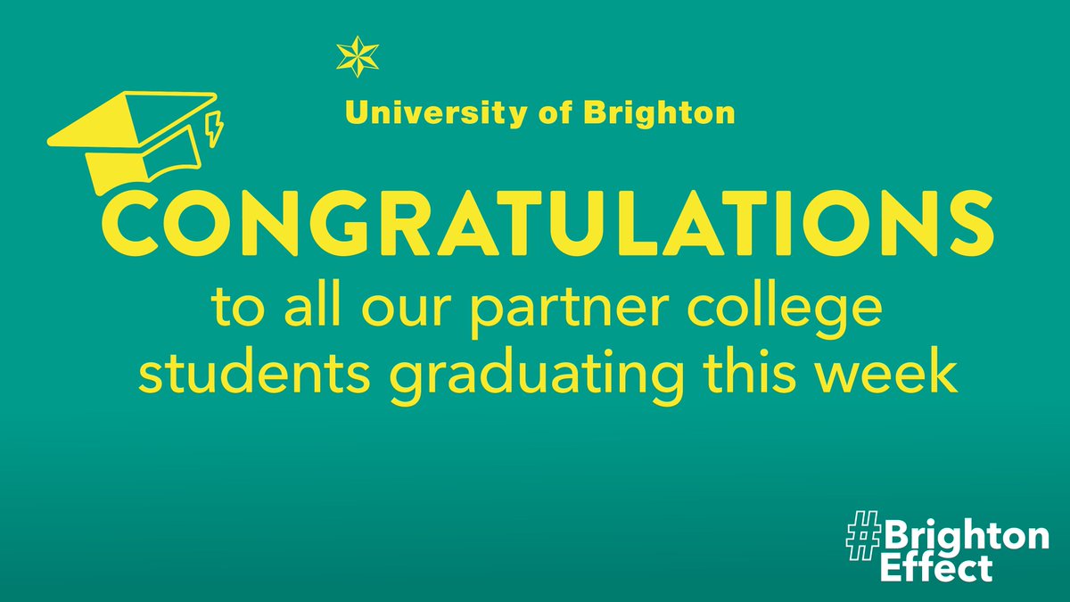 Congratulations to everyone graduating from our partner colleges today! 🎉 👏