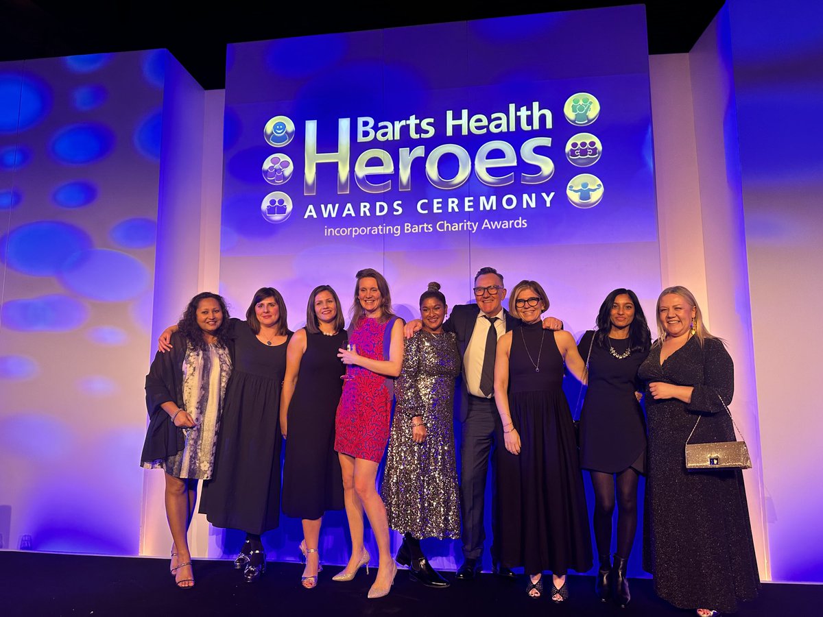 #TeamBartsHealth Psychological Support Service three year anniversary thanks to @Barts_Charity and so honoured to be nominated for a Barts Charity Award. What a fun celebration with our colleagues @NHSBartsHealth