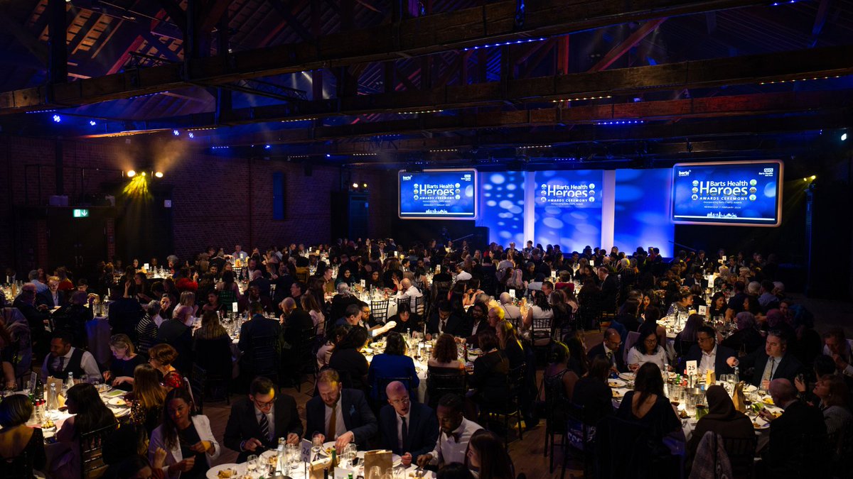 What a night!🌟Delighted to have been at last night's Barts Health Heroes Awards recognising incredible work across @NHSBartshealth

&amp; celebrating those who have helped support our mission through the dedicated Barts Charity Awards.

Congratulations to all  - #BHHeroes2024 🏆