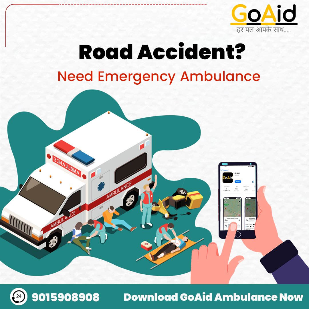 Goaidofficial's tweet photo. When every second counts, trust GoAid to be there in your time of need! Our skilled team is always ready to spring into action, navigating through emergency situations with expertise and compassion. 
#EmergencyResponse #savinglives #firstresponders #ambulanceservice #goaid https://t.co/MPt7UFDWCD
