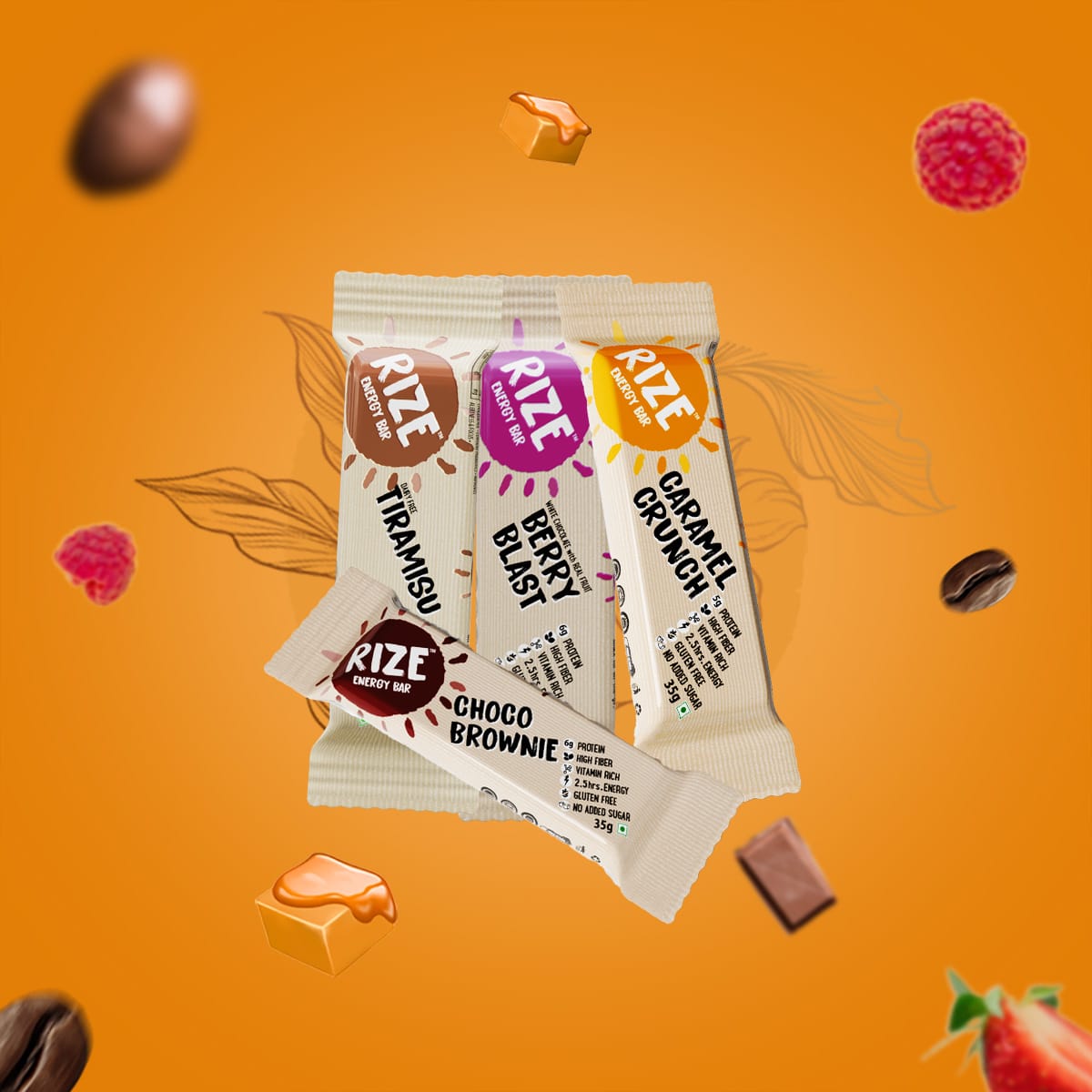 #bustingmyths
Myth: Energy bars containing Taurine and Caffeine can lead to crashes. 

Fun Fact:  Rize Energy Bars are designed with a balanced blend of ingredients to provide sustained energy with nutrients to support focus and alertness.
#rizers