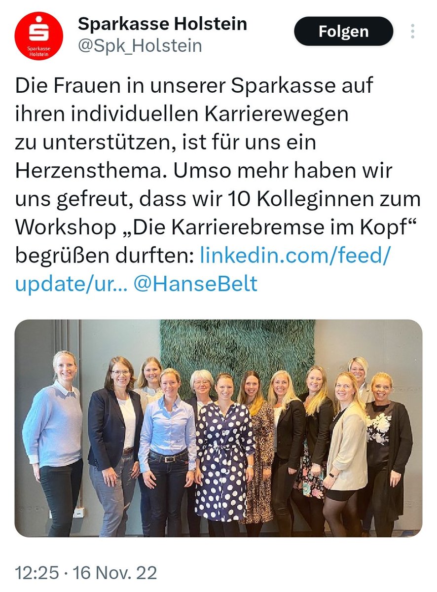 vendetta_jane's tweet photo. Liebe @Spk_Holstein Sparkasse Holstein, ... Wie sag ich's Euch am Besten ...

Wir alle haben ja Verständnis dafür, dass Ihr abgeschieden am Arsch der Welt den Schuss als letztes hört. Aber fällt euch selbst vielleicht irgendwas an 👇 diesen beiden Posts auf?

1/ https://t.co/m3v4v3K9Mk