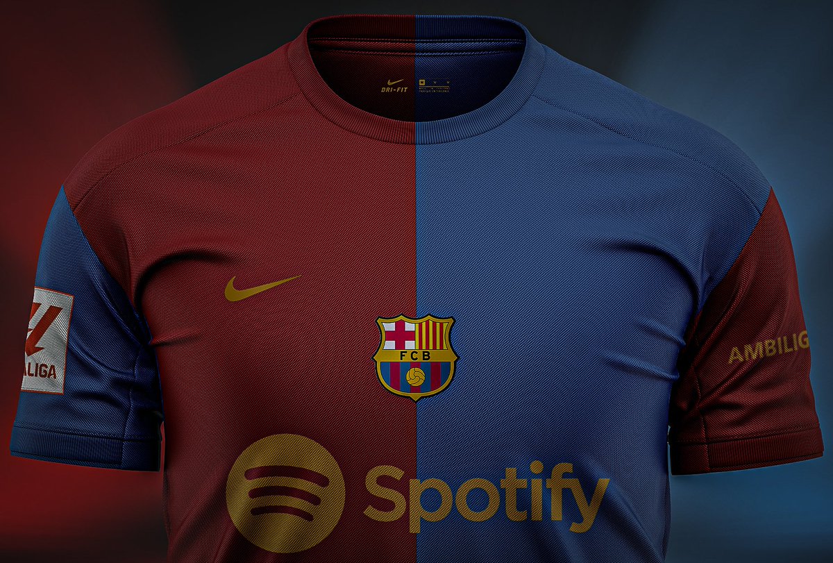 Barzaboy's tweet photo. 🔵🔴 Barça's possible home kit for 2024/25 season https://t.co/KMVmzuG2UF