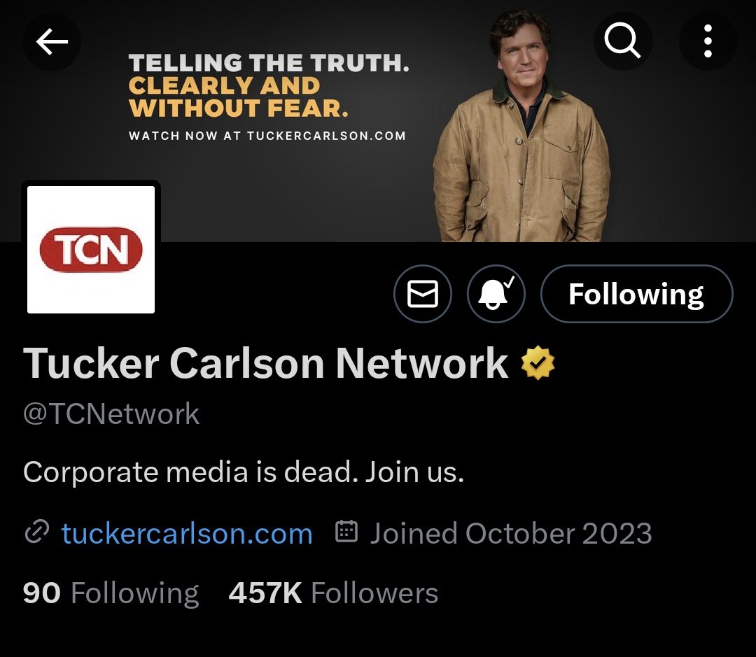 realrobbymcj's tweet image. Are you ready for the BIGGEST interview of 2024⁉️ Notifications: ON
#PutinInterview #TCN #TuckerCarlson
