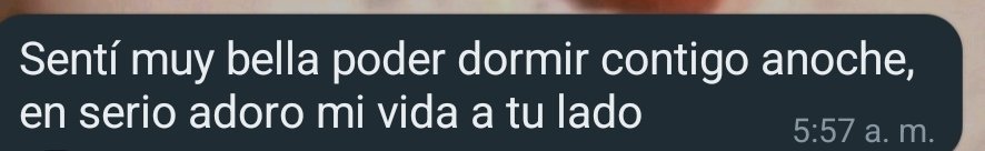 🥺 ni me recuerdo cuándo había sido la última vez que nos fuimos a acostar juntos porque cada quien estudia distinto. Te amo cielito bello.