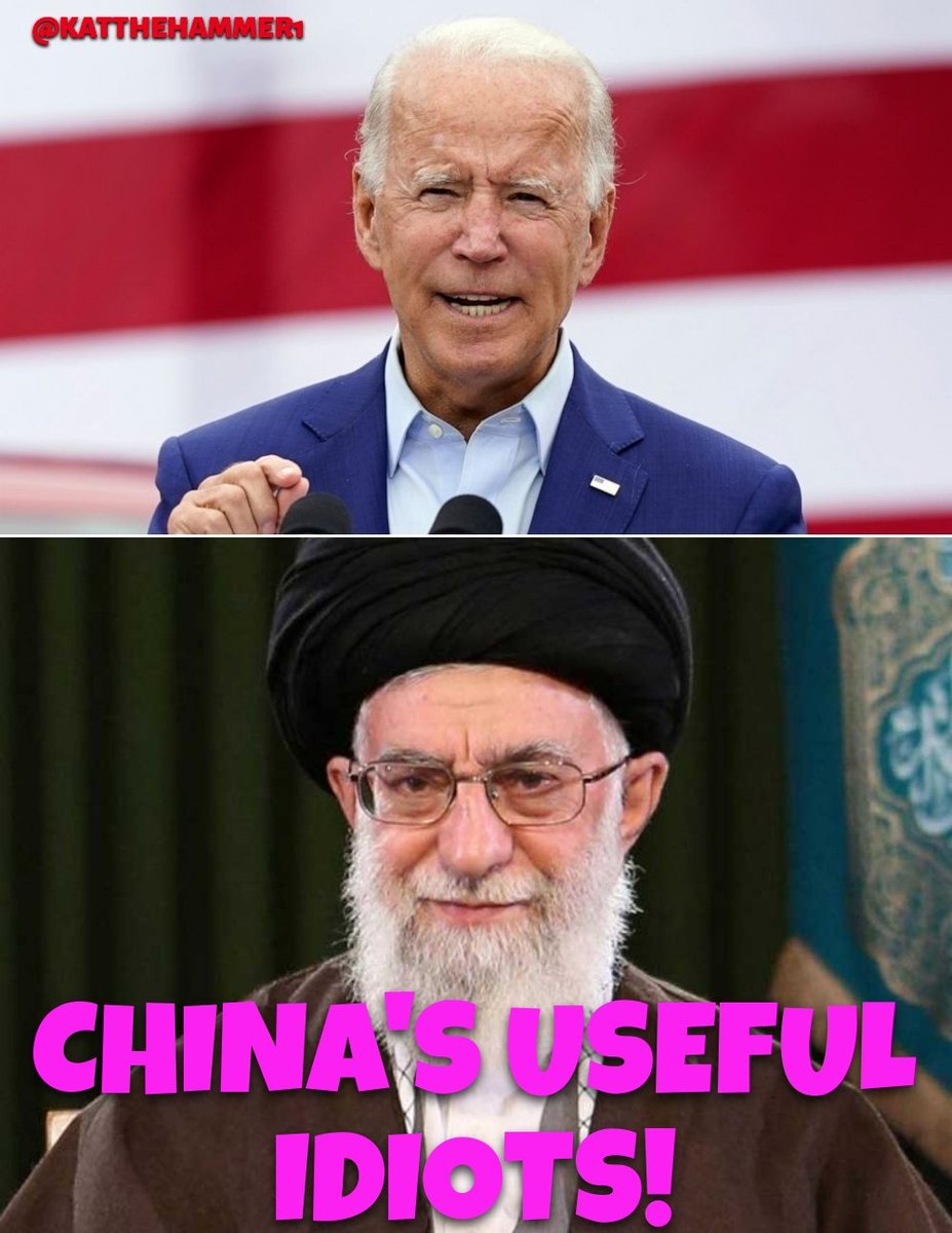 Everything these two feckless wonders do leads back China CCP! Prove me wrong, I'll wait.