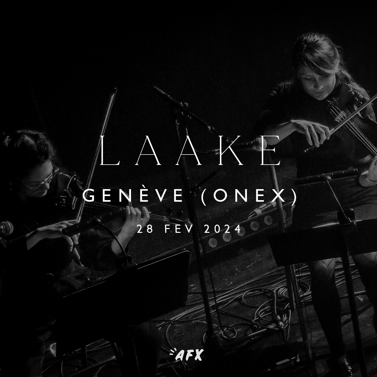 NEXT STOP : GENÈVE 🇨🇭Le 28 fevrier
Nous jouerons à la salle communale d’Onex en full band ! Vous pouvez prendre vos places ici :
spectacles-onesiens.ch/spectacle/laak…
#geneve #livemusicgeneve #geneva #concertgeneve #onex