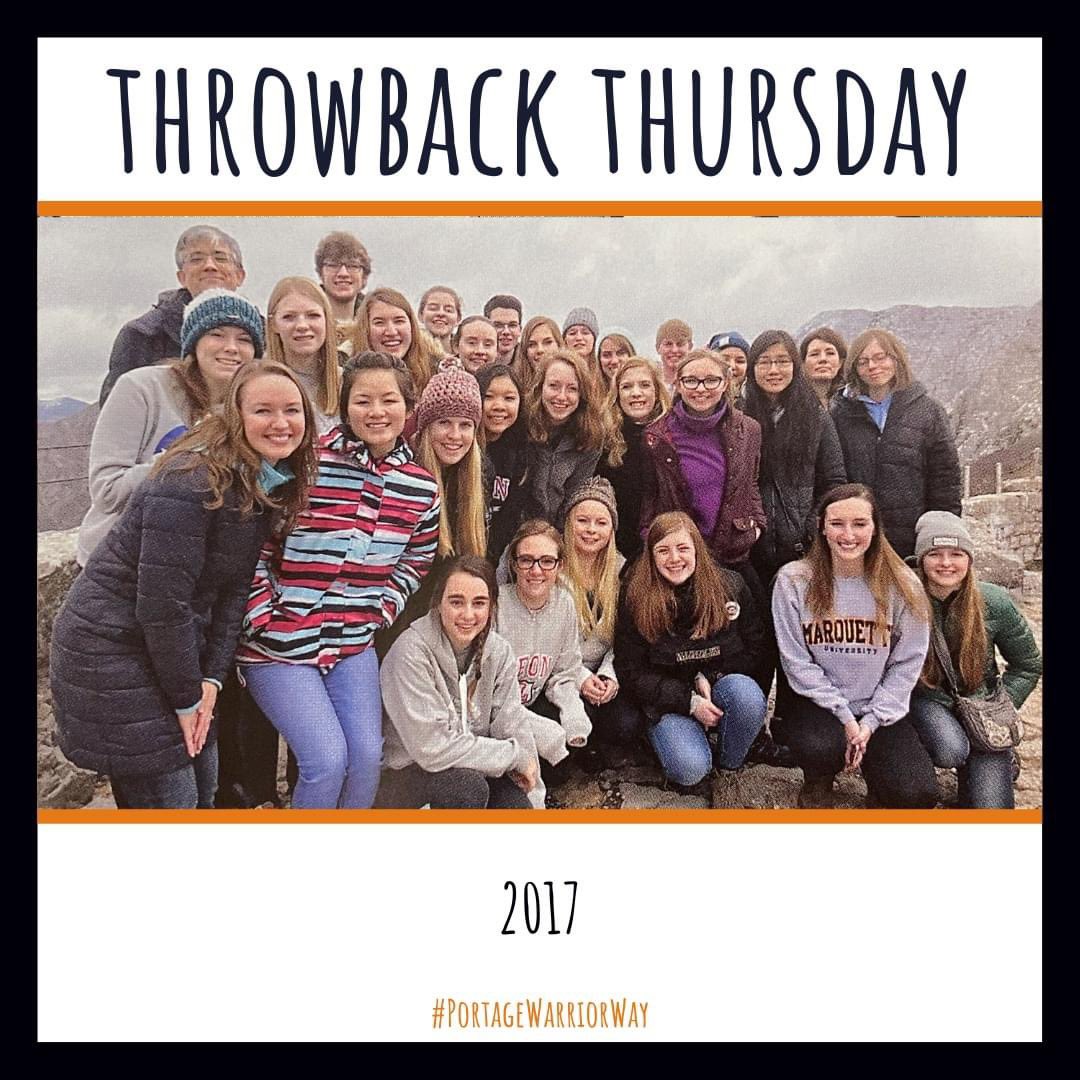 #ThrowbackThursday to 2017 ~

🧡 #PortageWarriorWay 🖤