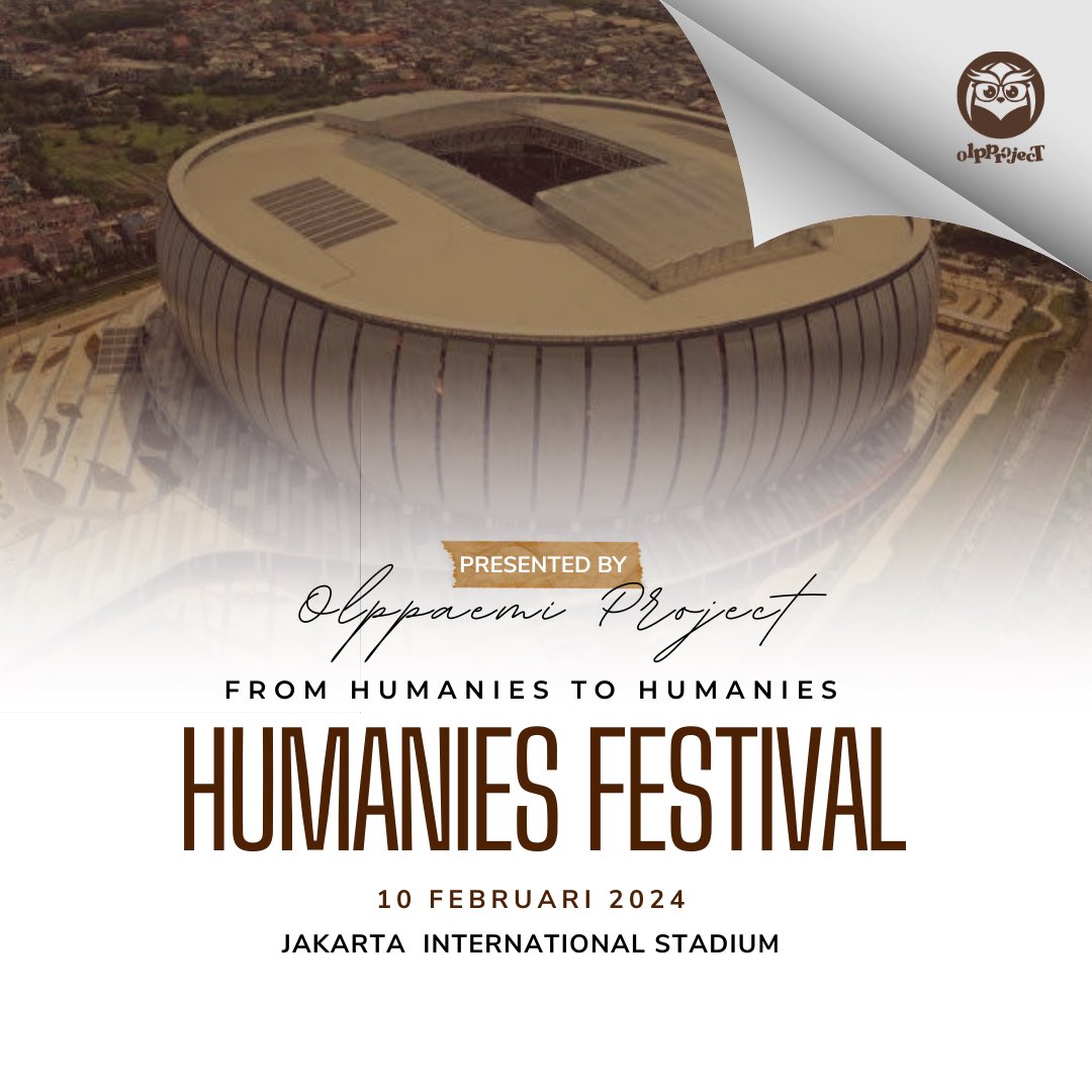 olpproject's tweet image. Olppaemi Project Present 
HUMANIES FESTIVAL
“from Humanies to Humanies”
10.02.2024
#AForEvery1
#HumaniesFestival
#Olpproject_at_JIS