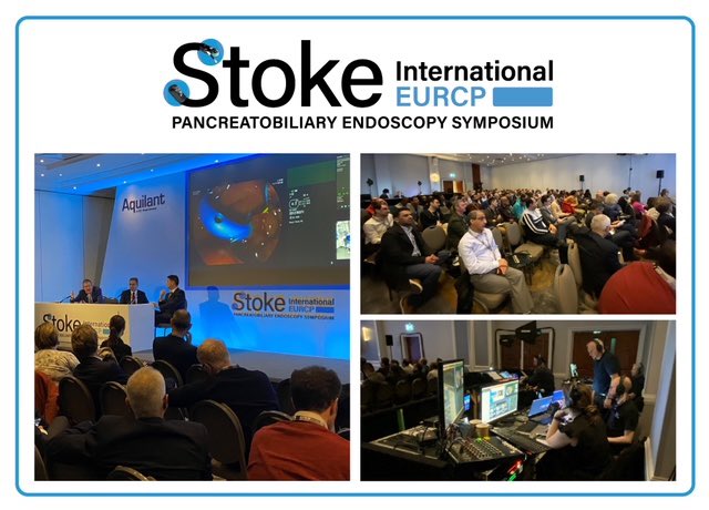 AquilantGI's tweet photo. Day 1 of the Stoke EURCP symposium is well underway with live cases and insightful discussions in the room led by an expert panel!
Pop by our stand to learn more about #PuraStat for #ERCPbleeds and our @FujifilmUK range of #Medwork accessories for #ERCP
#StokeEURCP24 https://t.co/b7iciVmupc