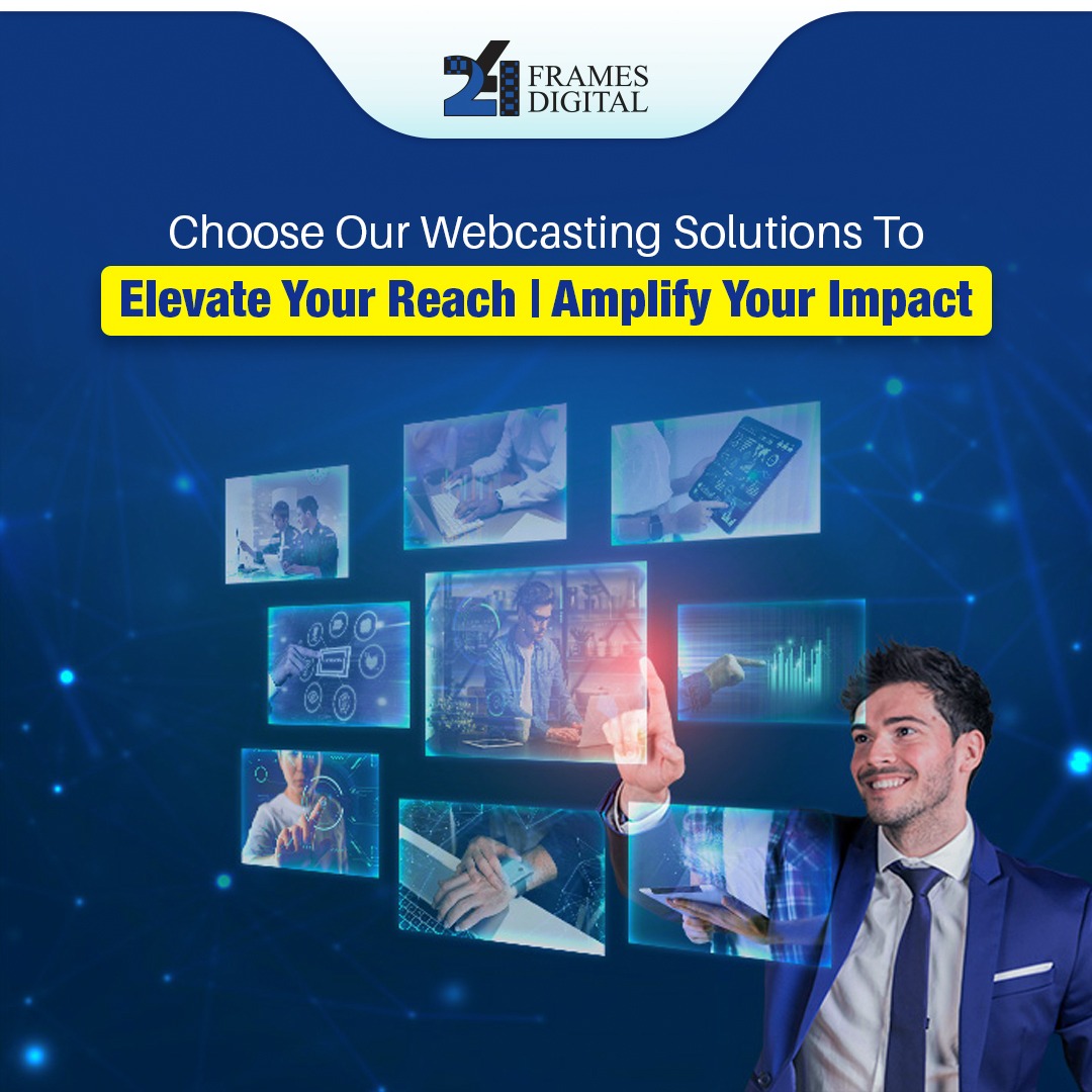 Want To Make Your Next Event A Global Sensation?
Broadcast live events, seminars, and conferences to a global audience effortlessly with our top-notch solutions.
#webcastingservices #webcastingsolutions #webcast #webiner #virtualaudience #eventstreaming #24FD #24framesdigital