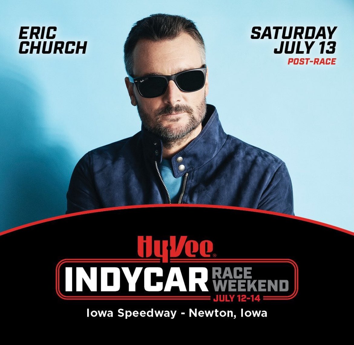 Looking forward to playing at @hyvee INDYCAR Weekend on July 13, 2024! Tickets are on-sale now. hyveeindycarweekend.com/buy-tickets