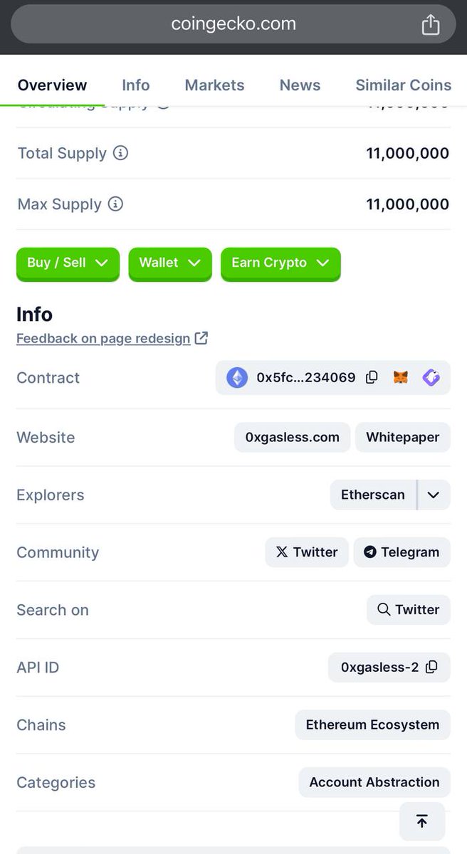 0xGasless's tweet photo. We are delighted to announce that @CoinMarketCap  and @coingecko have added #0xGasless to the Account Abstraction category. 

To provide context, 10 projects have been included in this category, and of these, only three are constructing the complete infrastructure for Account Abstraction as a B2B company, with 0xGasless being one of them.

The cumulative market cap for this category is currently around $1.1 billion, indicating significant growth potential. It's noteworthy that both Coinbase and Binance outlooks for 2024 have underscored the potential of Account Abstraction as the cornerstone of the crypto mass adoption drive.