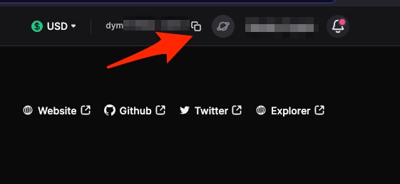 Easy way to transfer $DYM from MM to Keplr - no IMPORT needed 👇 Now that portal.dymension.xyz is updated and not showing testenet, here is what you can do:  1. Go to Keplr Dashboard wallet.keplr.app/chains/dymensi… - copy your KEPLR $DYM Address