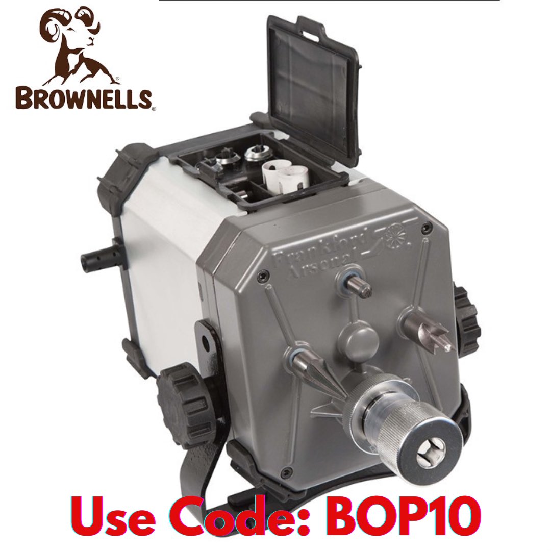 christian_grest's tweet image. Been using the heck out of my Frankfort Arsenal Platinum case prep system. Grab your at Brownells. Use code: BOP10 and save 10% off $150 on most items. #reloading #caseprep #frankforsarsenal #brownells #brownellsinc #bureauofpropaganda #bop #bop10

bit.ly/3usOVjk