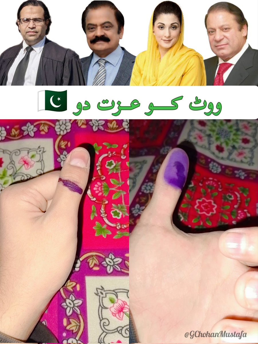 ALHUMDOLLIAH 🇵🇰 Vote Casted....🐅 @NaveedChohanAdv @RanaSanaullahPK
