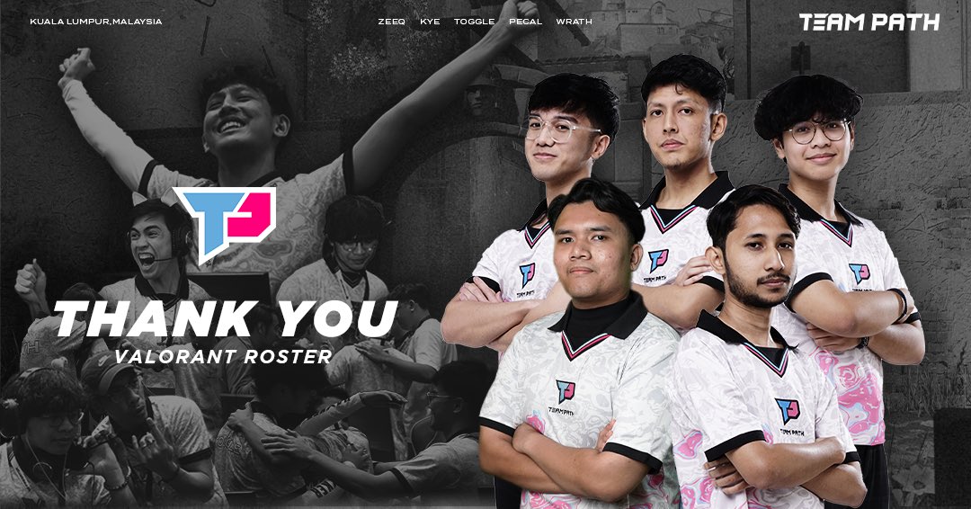 VirtualsGG's tweet image. It is with heavy hearts we announce the departure of our VALORANT roster. Our very foundation and identity of Team Path, they have embodied the essence of our journey and what it truly means to be part of Team Path since we've existed.

As the final curtain falls on their exit…