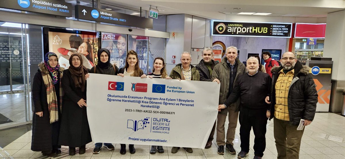 kartalaihl's tweet image. “Dijital Beceri ile Eğitimi Harmanlıyoruz.” başlıklı Erasmus+ KA122 hareketliliğimiz 03-09 Şubat 2024 tarihleri arasında idarecilerimiz ve öğretmenlerimizin katılımıyla Macaristan’ın Budapeşte kentinde gerçekleşti.

@meb_dinogretimi @ulusalajans #erasmusplusproject