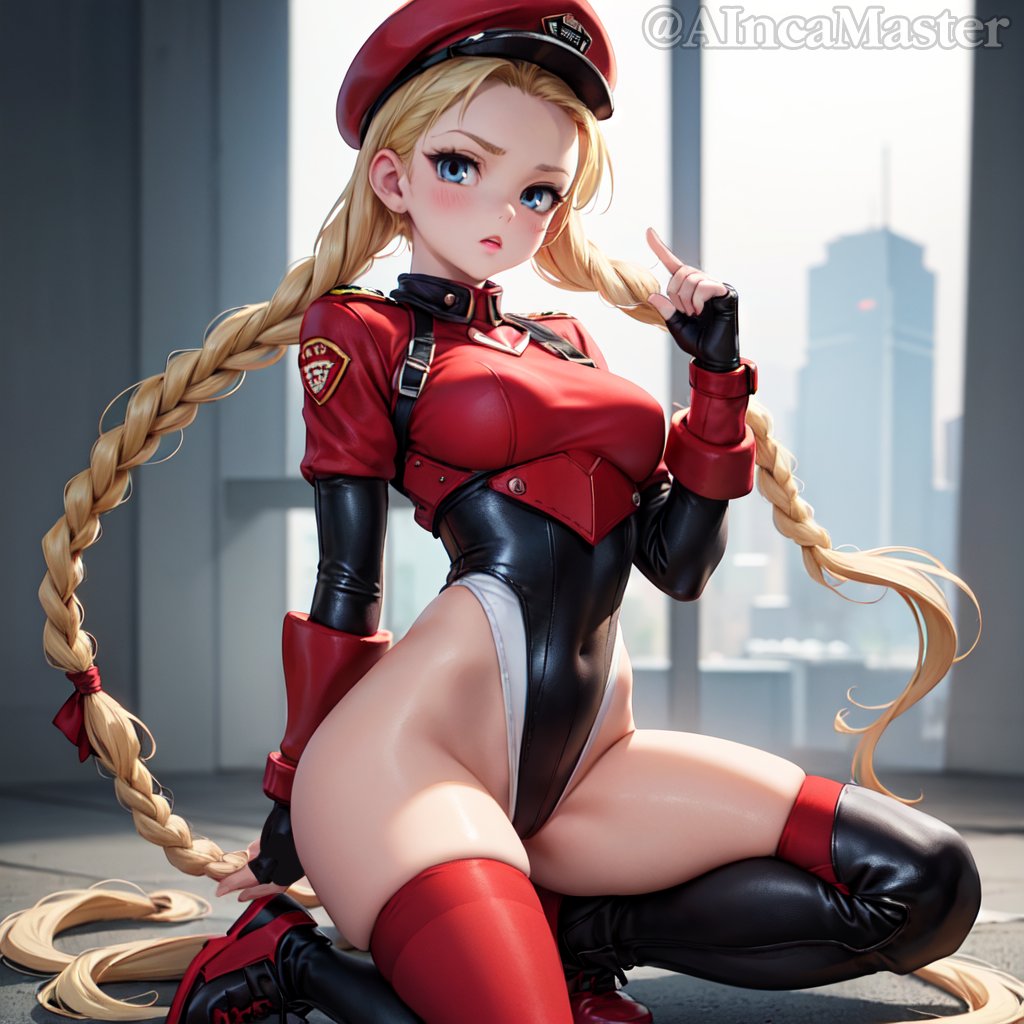 💖
#WhiteAndRedChallenge by <a href="/Holo_Hottie/">HoloHotties</a>
#Cammy #StreetFighter 
#AIart #AIArtwork #AIArtCommuity