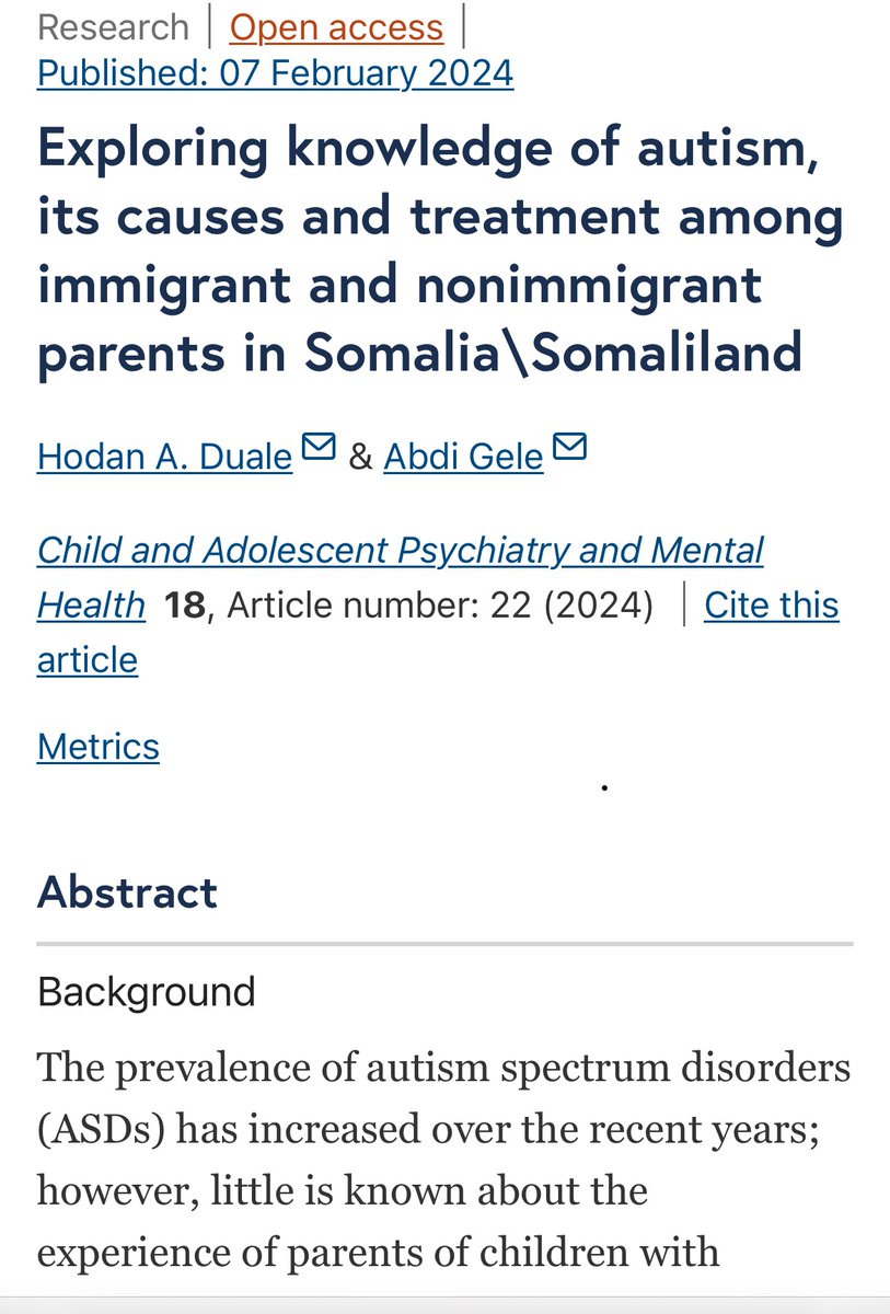 AbdiGele1's tweet photo. When you are in Mekka and you receive info that your article is published you say Alxamdulilah. Thanks @hodan_hduale66  for making this article possible. Thanks Autism centers in Mogadishu and Hargeisa for contributing the data
https://t.co/8zO3pMLbtF https://t.co/oldBx9Uix1