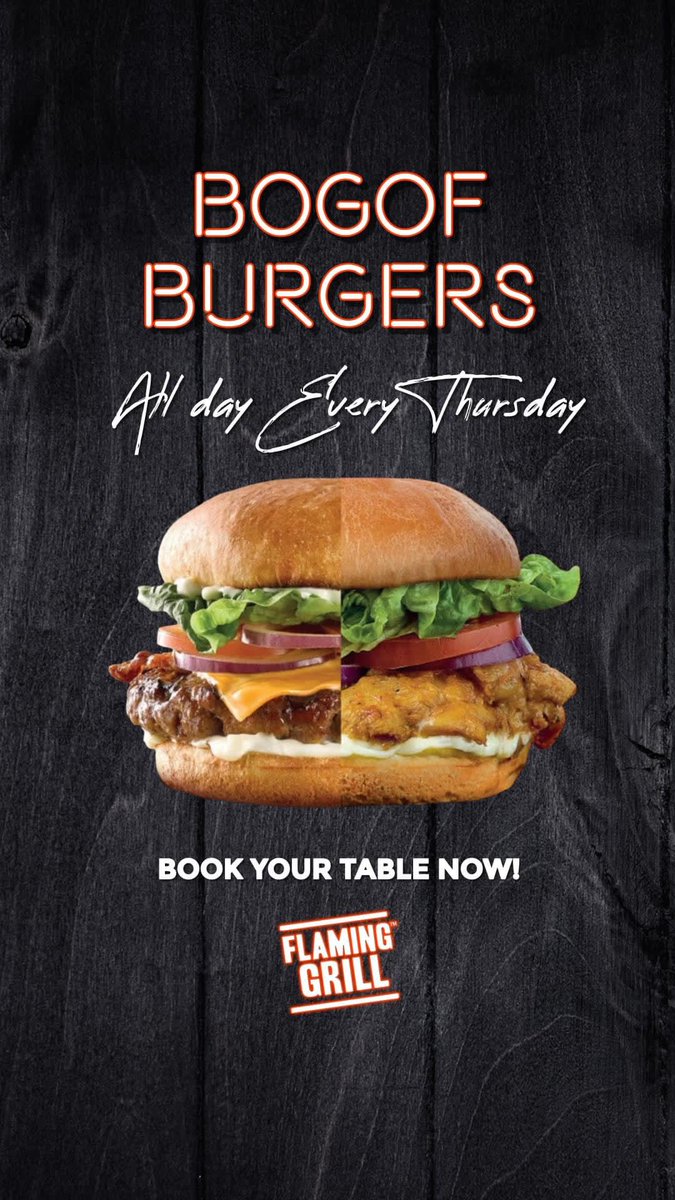 Polite_Vicar's tweet photo. Fancy a burger😍

Join us all day every 
THURSDAY FOR GOGOF BURGERS🍔 

 THE CHOICE IS YOURS 🤤

https://t.co/NxojtlNYGP https://t.co/kIJHOmbhku