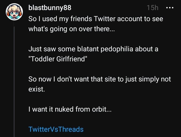 FactCheckUS's tweet photo. FYI: @Meta Threads users lying trying to get @X nuked.
The only thing listed under that search term is the China couple and a Crazy man. Nothing shown about what they imply. They make it sound like X is promoting pedo content.
@lindayaX @elonmusk
#ThreadsVsX https://t.co/9RkOi8Ksmr