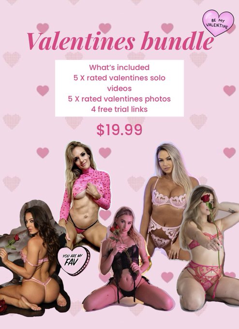 Me and my girlfriends have put together an exxxtra special package deal for you this Valentine&rsquo;s Day