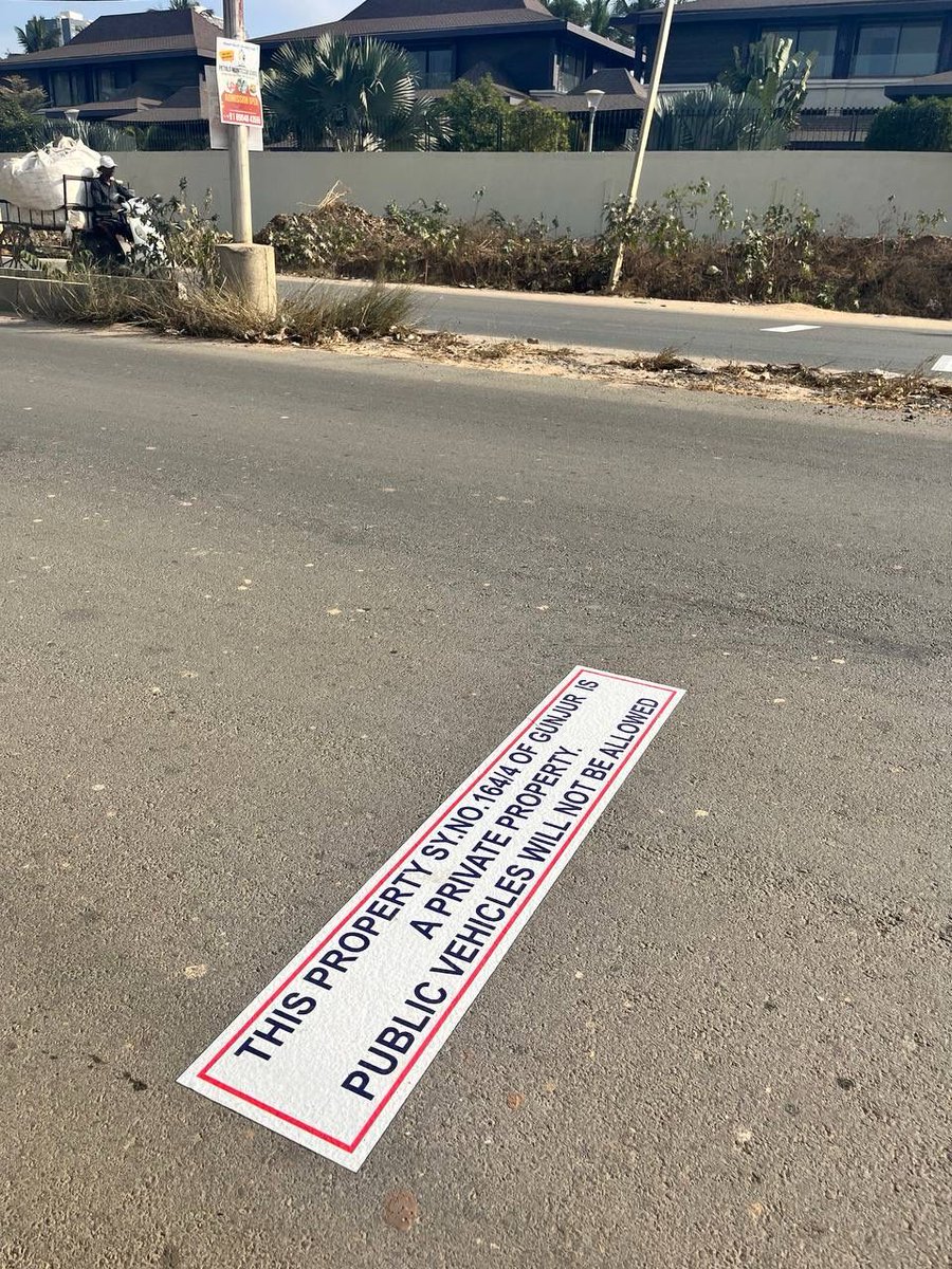 New CDP road connecting Gunjur Varthur.. so it's not for common man...what???? What's happening in this IT BT area.. development??<a href="/PriyankKharge/">Priyank Kharge / ಪ್ರಿಯಾಂಕ್ ಖರ್ಗೆ</a> <a href="/PCMohanMP/">P C Mohan</a>