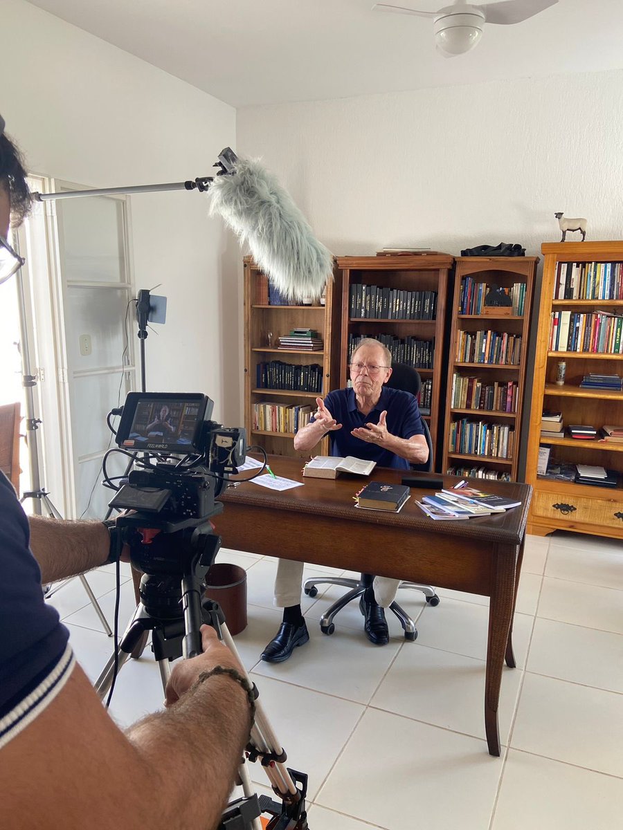 Bom dia! Manhã de gravação