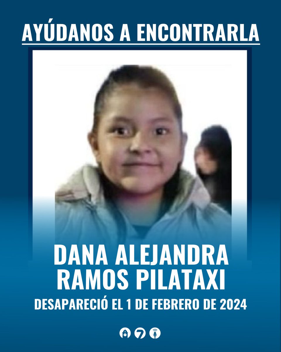 #DesaparecidosEcuador | ¡Ayudemos a encontrarla! Dana Alejandra Ramos Pilataxi fue vista por última vez el 1 de febrero de 2024, en la ciudad de #Riobamba. Si tienes información sobre su ubicación comunícate de inmediato con las autoridades al 1-800-335486.