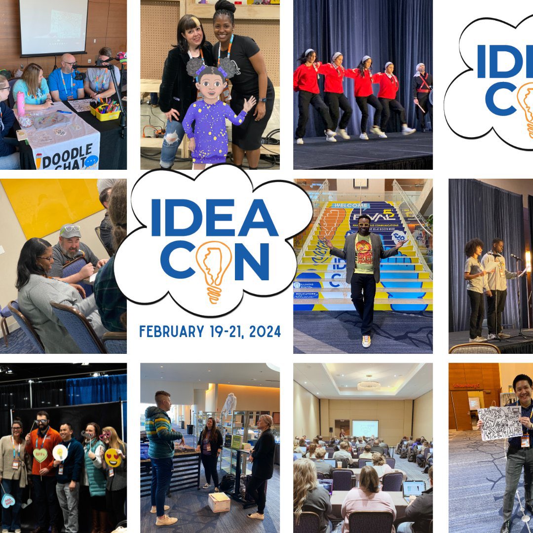 I am so excited for #IDEAcon! Let’s not forget all the hard work and time that goes into planning such a great conference. @MrsCford_tweets, @chanatown, and Heather Woomer THANK YOU for all that you do to make this a great conference! @ideaillinois