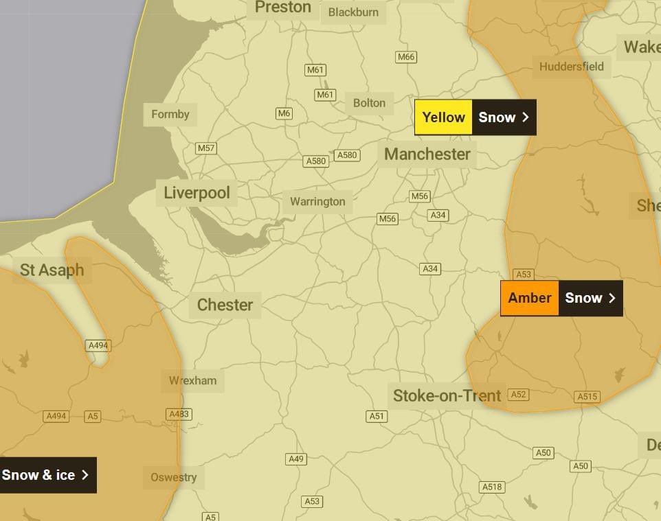 NWAmb_Darren's tweet photo. #Sleet, #snow and strong wind is affecting much of #Cheshire and this is expected to continue into tomorrow. 

Take care if you're on the roads. Drive to the conditions and leave more time for your journey. #ArriveAlive https://t.co/GLI3k9hlSy