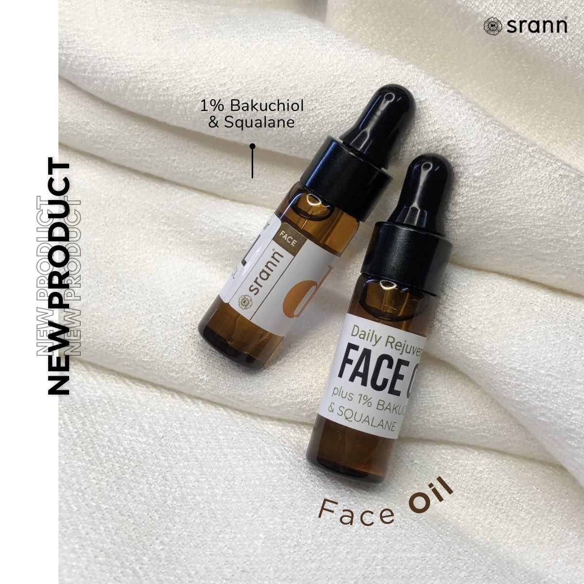 SrannOfficial's tweet photo. 📣 Our new product has launched as a surprise!!
Since today is an auspicious date ( 8th )🥹✨
”Daily Rejuvenator Facial Oil”
It’s an oil that both rejuvenates and nourishes to our skin , enriched with concentrated natural oils and extracts 🌱
#SRANNFaceoil #skincare #facialoil https://t.co/NWyvxIUyTF
