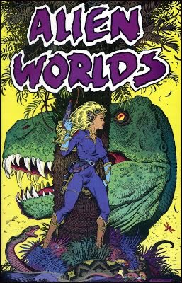 CanadaDaredevil's tweet photo. Alien Worlds cover art by William Stout #AlienWorlds #EclipseComics #SciFiComics https://t.co/aaQWTwxAoD