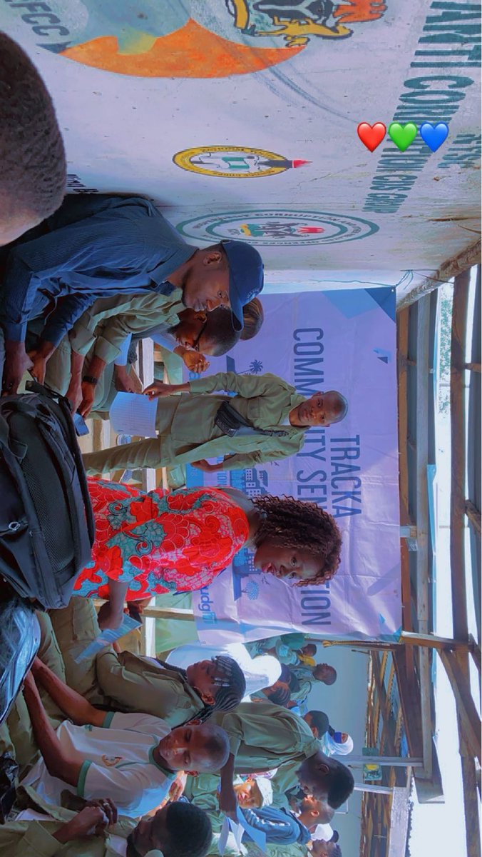 Sedulousmmd's tweet photo. It's a nice session with the Gombe NYSC ANTI-CORRUPTION CDS Group. Some members of the Gombe NYSC ANTI-CORRUPTION CDS Group have shown their interest to volunteer, be a community champion and an active citizen through #Tracka.
#Tracka #CommunitySensitisation https://t.co/Z9V3Pomiba