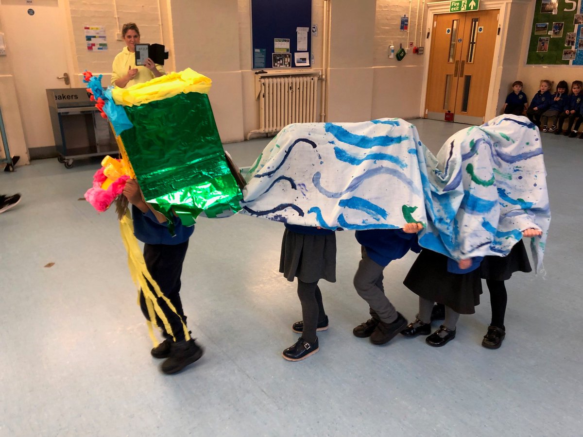 Our Nursery children showcase their dragon for the Lunar New Year 2024, year of the dragon.