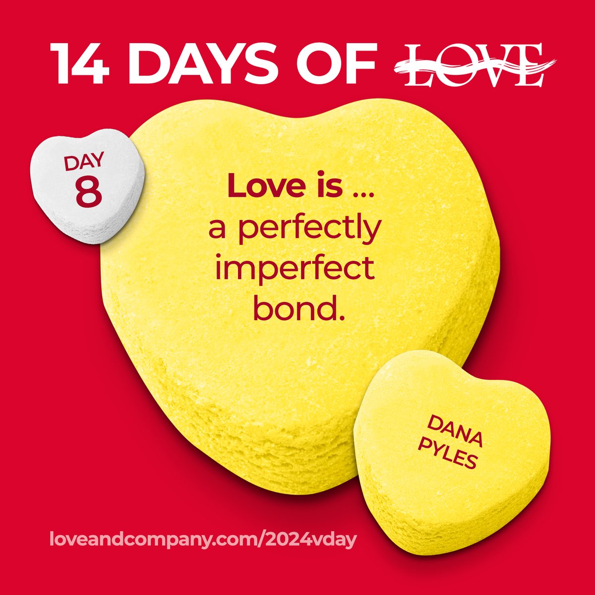 Our Vice President, Client Experience,  Dana Pyles has an interesting take on what Love is. To her, “Love is…a perfectly imperfect bond.” To see other interesting takes from our team members, click here: hubs.ly/Q02jyw4W0

#LoveAndCompany
